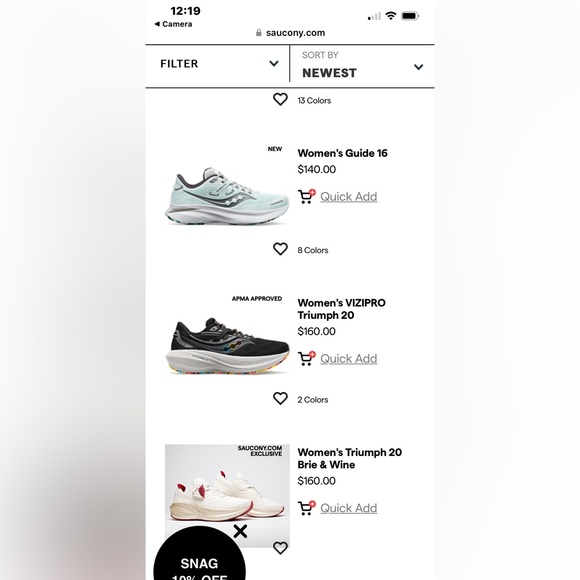 Saucony sneakers 9.5 - Picture 2 of 5